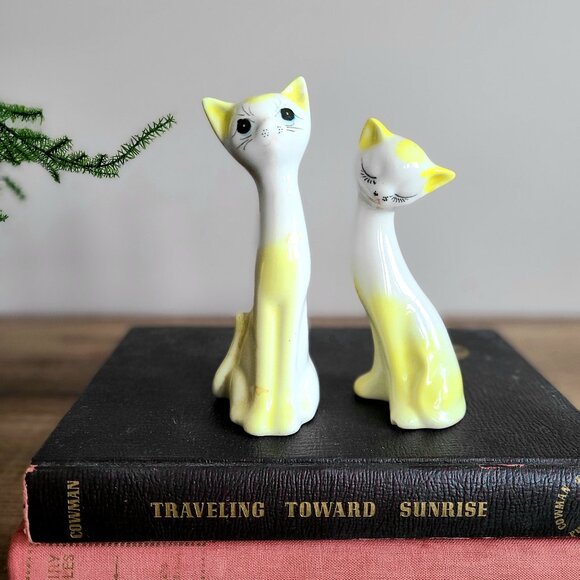 Vintage ceramic long neck kittens/cats figurines. Cat collection. - Picture 1 of 7